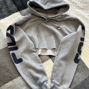 Fila crop hoodie